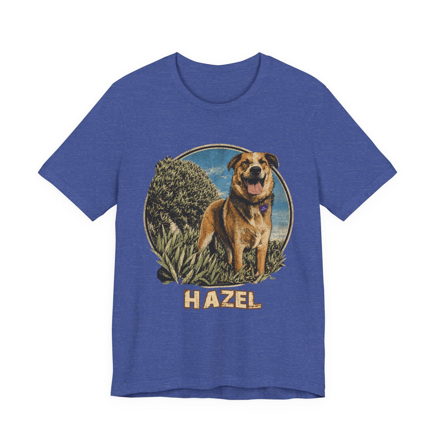 Personalized Pet Portrait T-Shirt - HAZEL EXAMPLE.