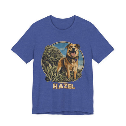 Personalized Pet Portrait T-Shirt - HAZEL EXAMPLE.