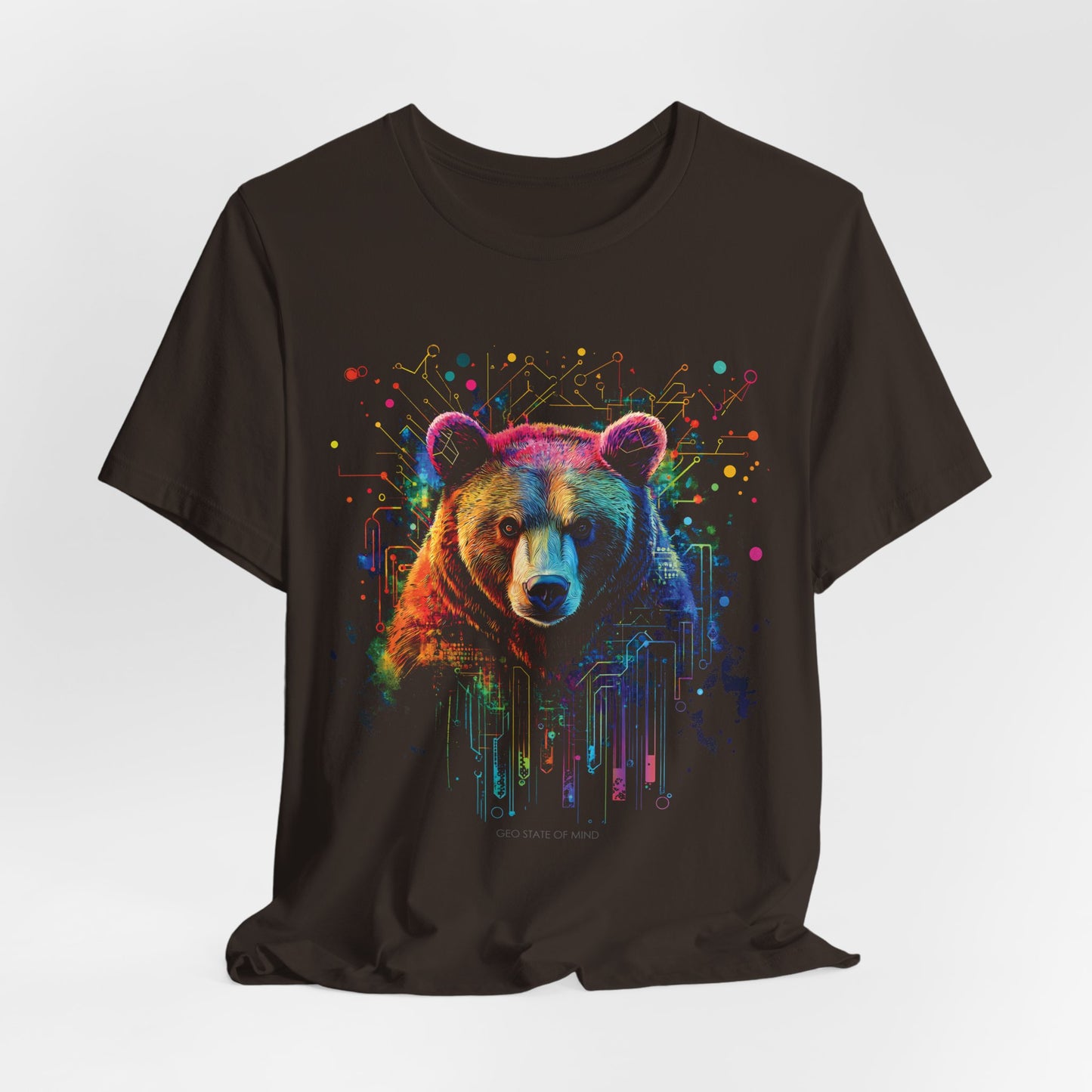 Bear Splatter digital art  T-shirt Design