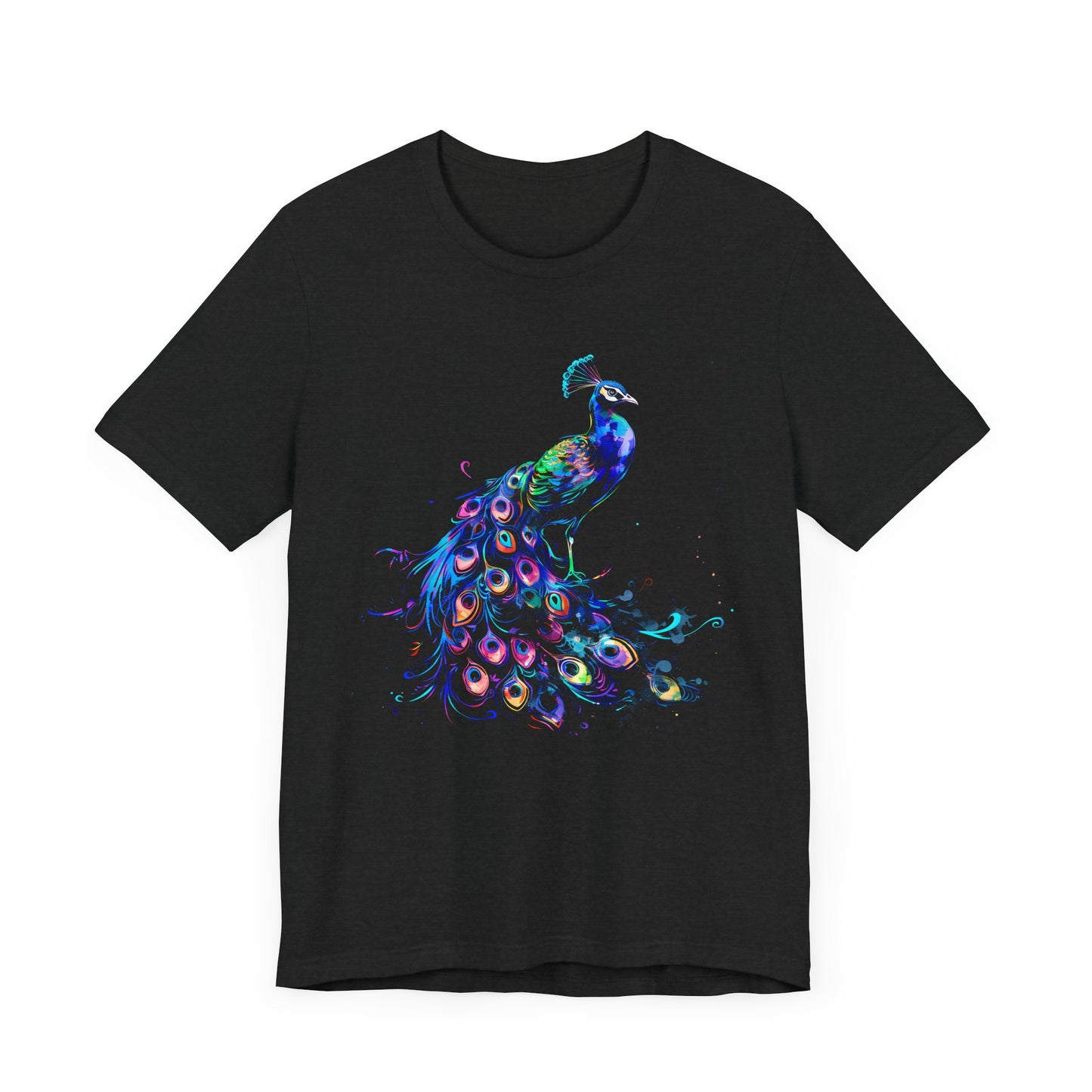 Peacock Sacred Geometry T-shirt Design