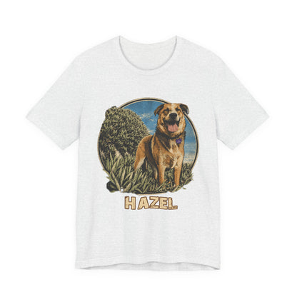 Personalized Pet Portrait T-Shirt - HAZEL EXAMPLE.