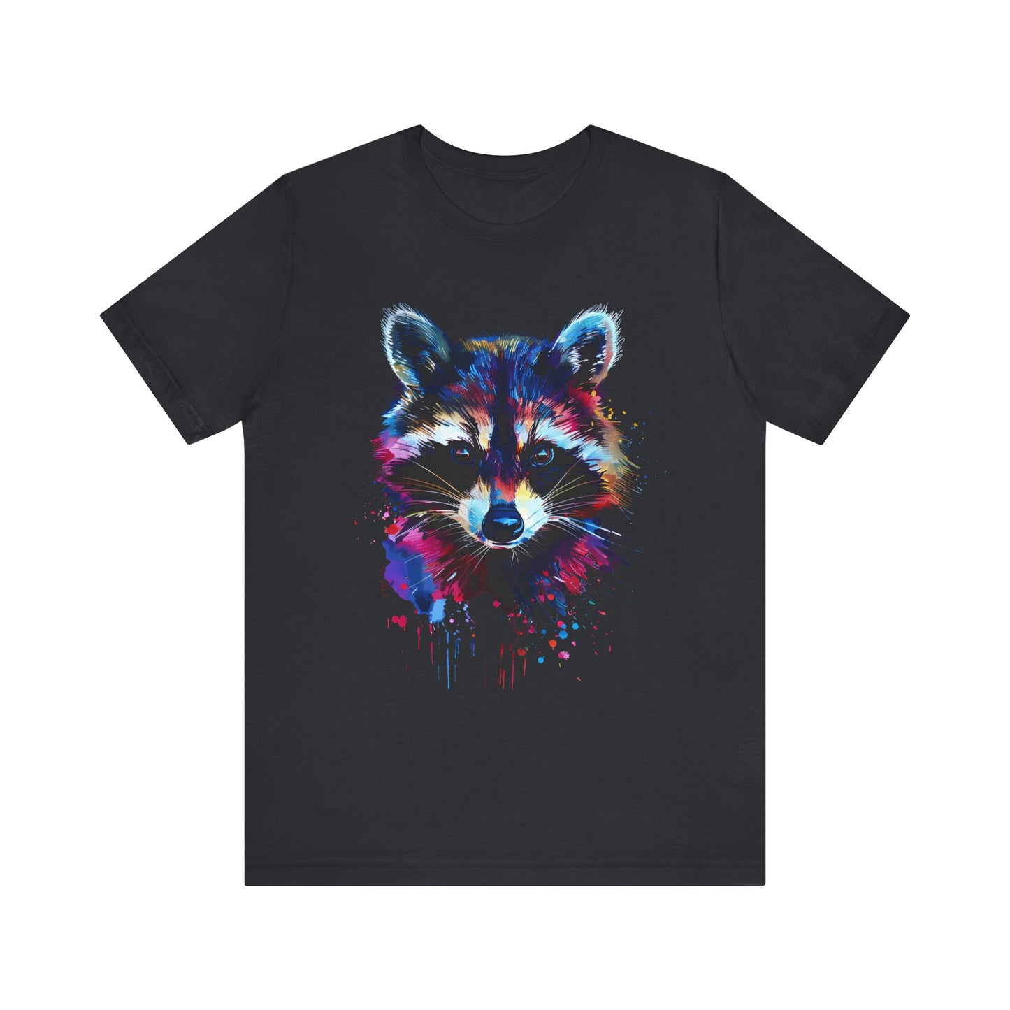 Racoon Splatter T-shirt Design