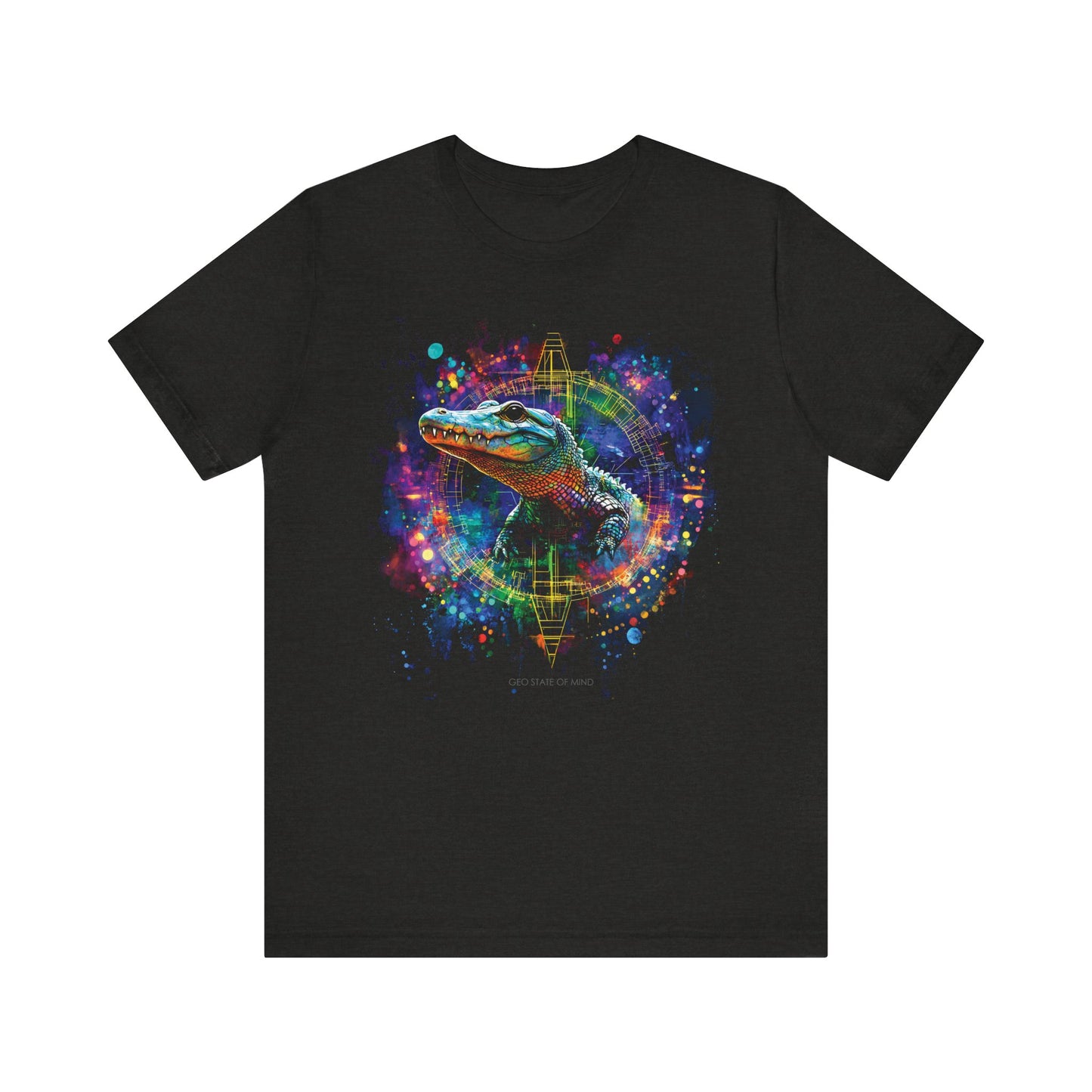 Baby Alligator Sacred geometry T-shirt Design