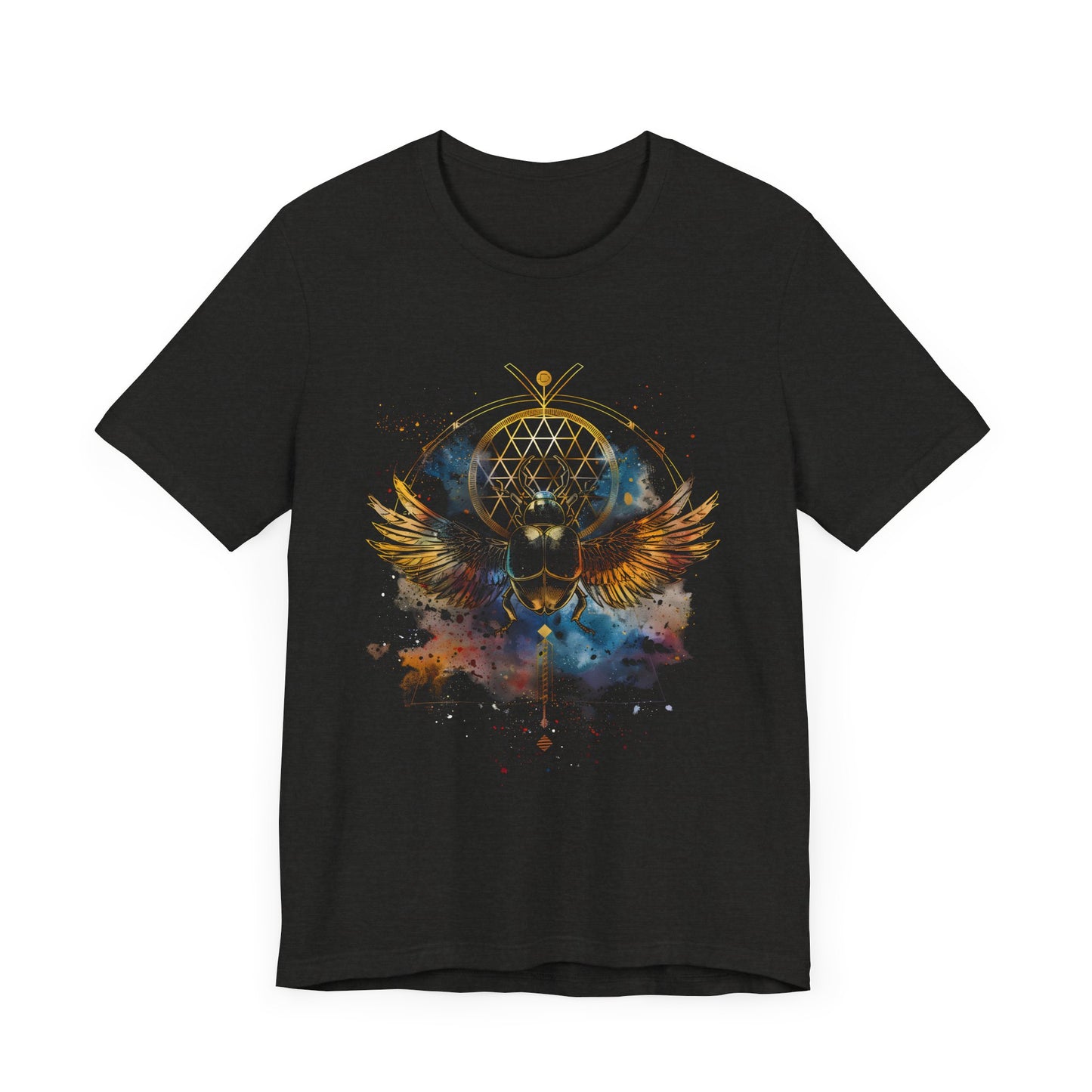 Sacred Scarab Geometry T-shirt Design