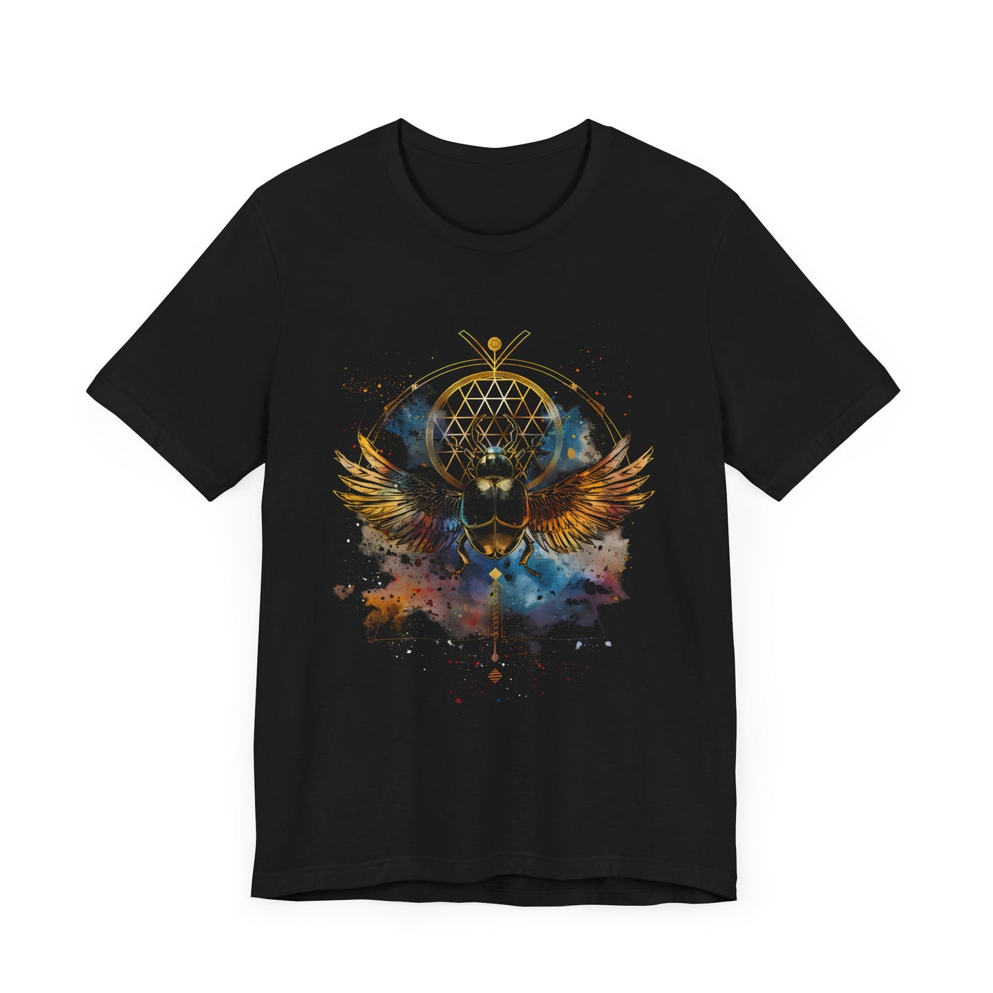 Sacred Scarab Geometry T-shirt Design