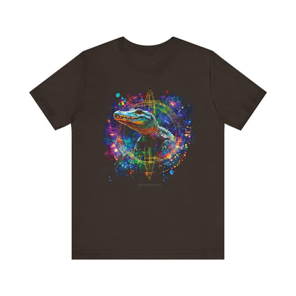 Baby Alligator Sacred geometry T-shirt Design