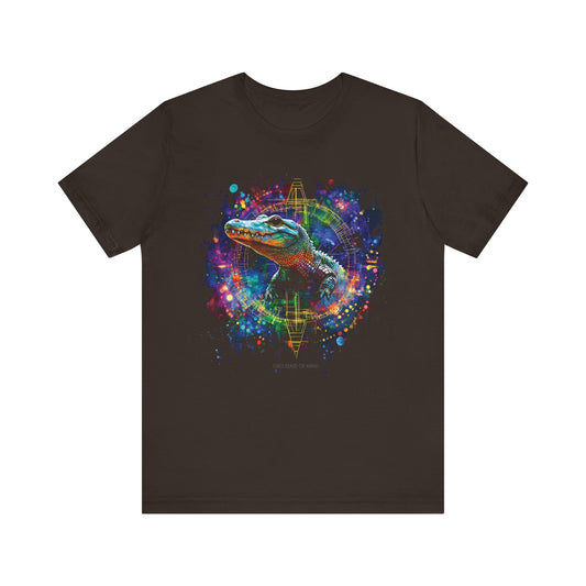 Baby Alligator Sacred geometry T-shirt Design