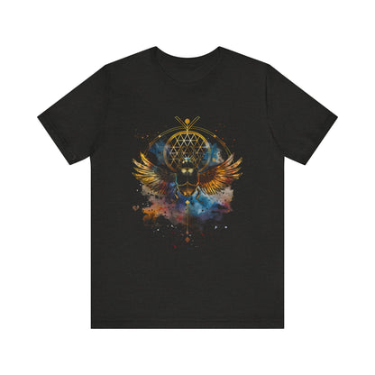 Sacred Scarab Geometry T-shirt Design