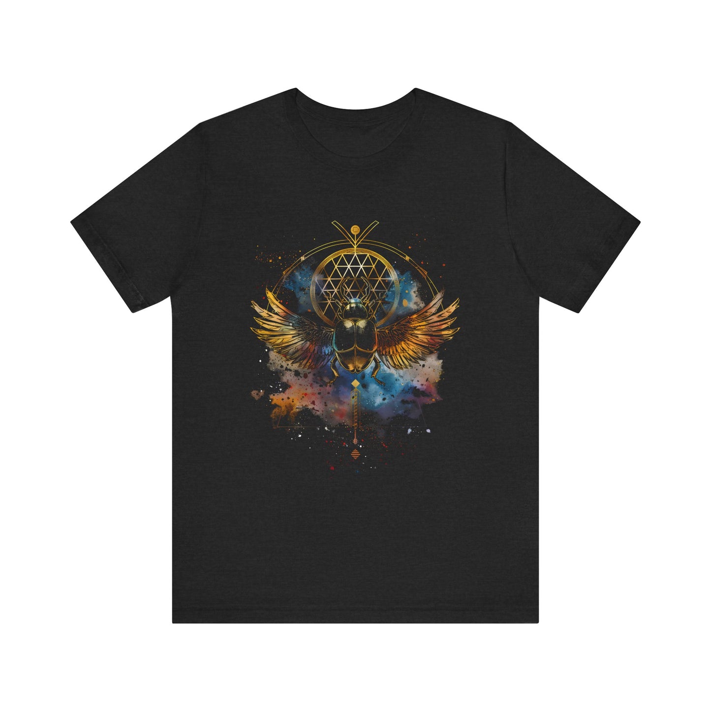 Sacred Scarab Geometry T-shirt Design