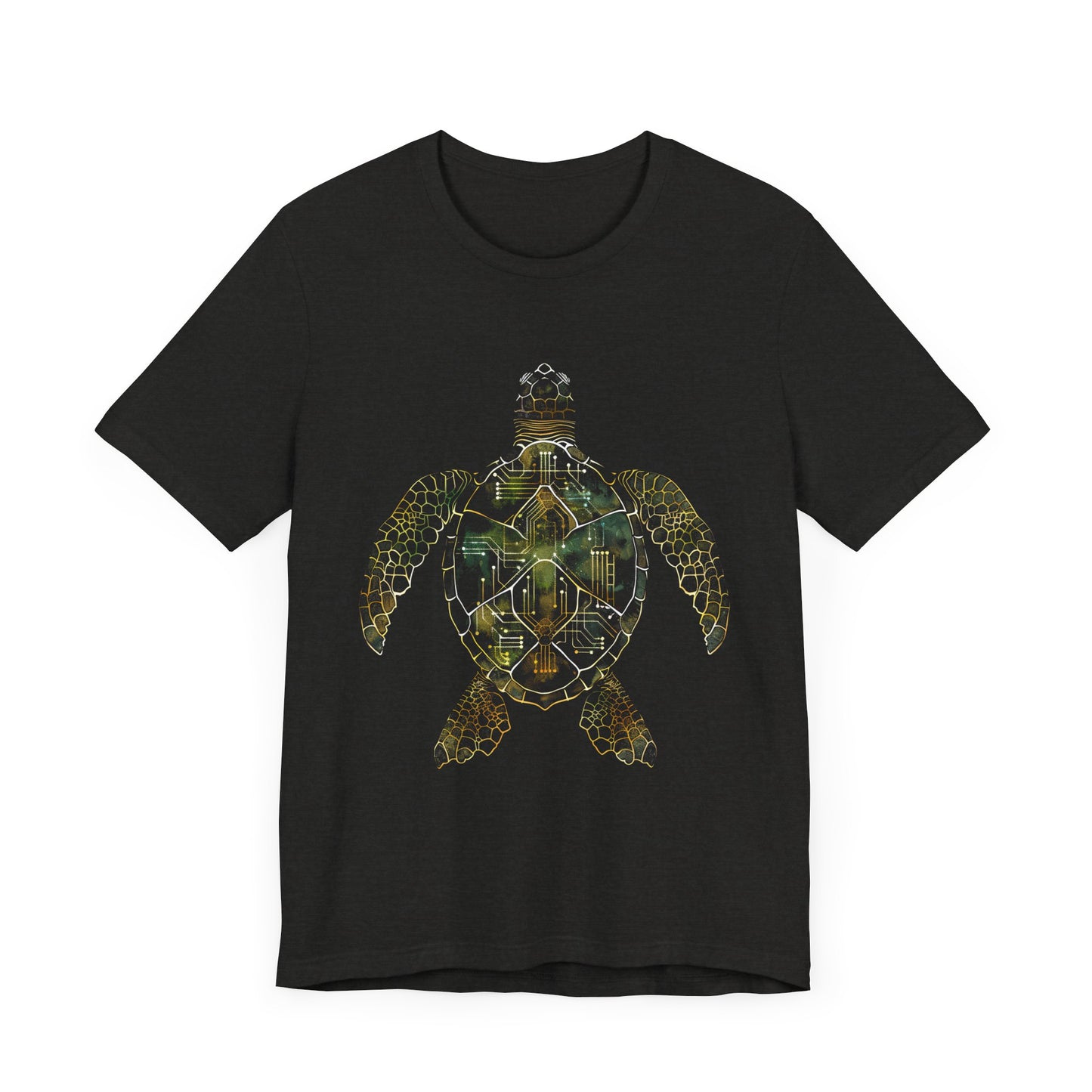 Sea Turtle digital symmetrical T-shirt Design