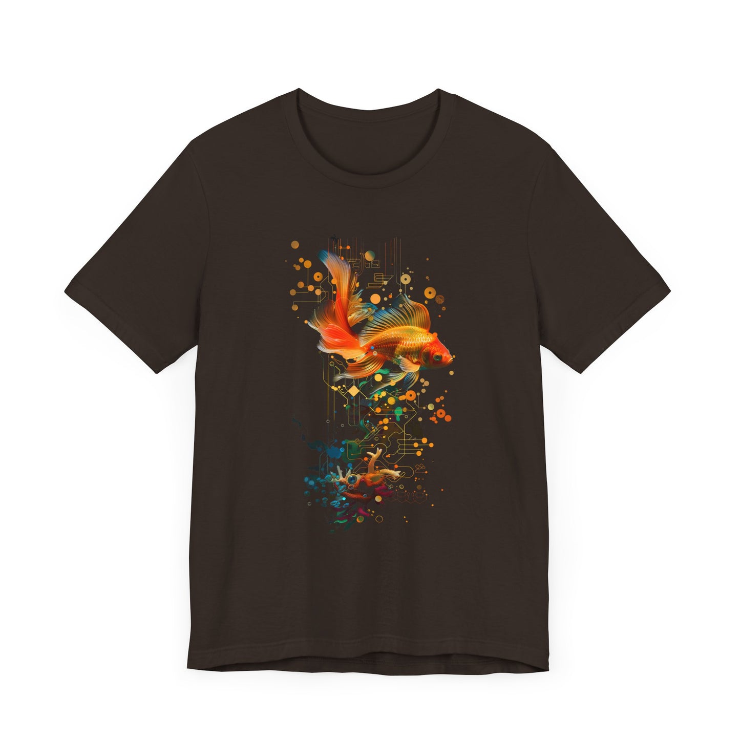 Elegant Goldfish Sacred T-shirt Design