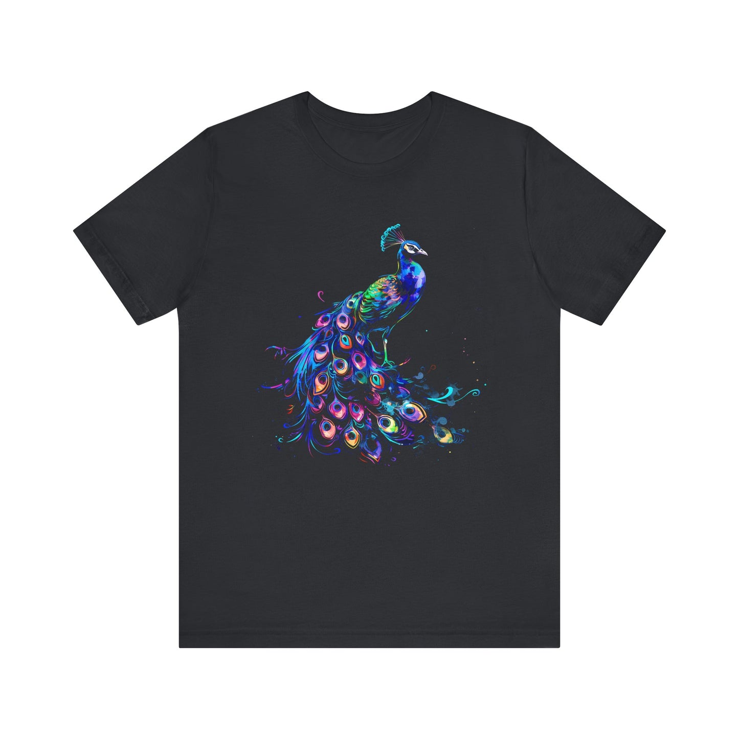 Peacock Sacred Geometry T-shirt Design