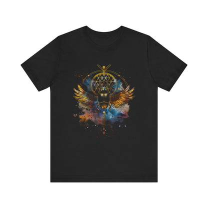 Sacred Scarab Geometry T-shirt Design