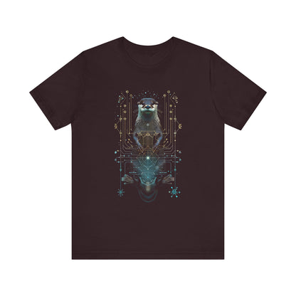 Otter Sacred Geometry T-shirt Design